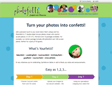 Tablet Screenshot of photofetti.com